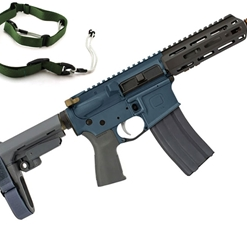 Q Sugar Weasel .300Blk 7" Pistol, Blue - Allen Arms Exclusive